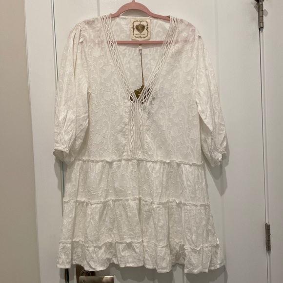 z & L Dresses & Skirts - Z&L Europe white eyelet dress